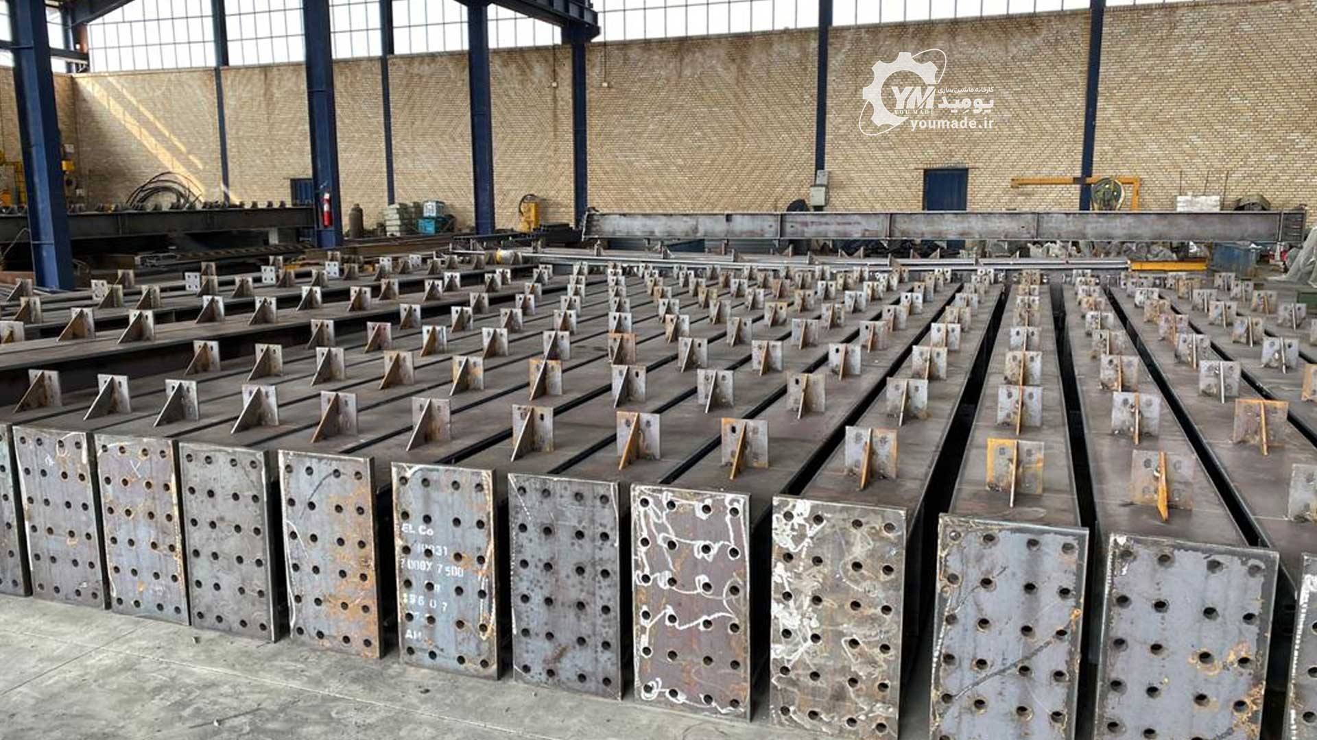 شرکت تولید و ساخا اسکلت فلزی ساختمان یوچر